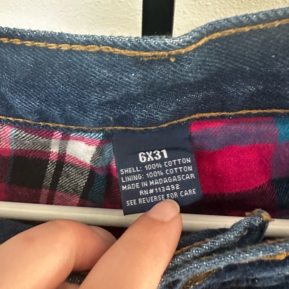 Jeans flannel lined size 6*31 - Picture 2 of 4